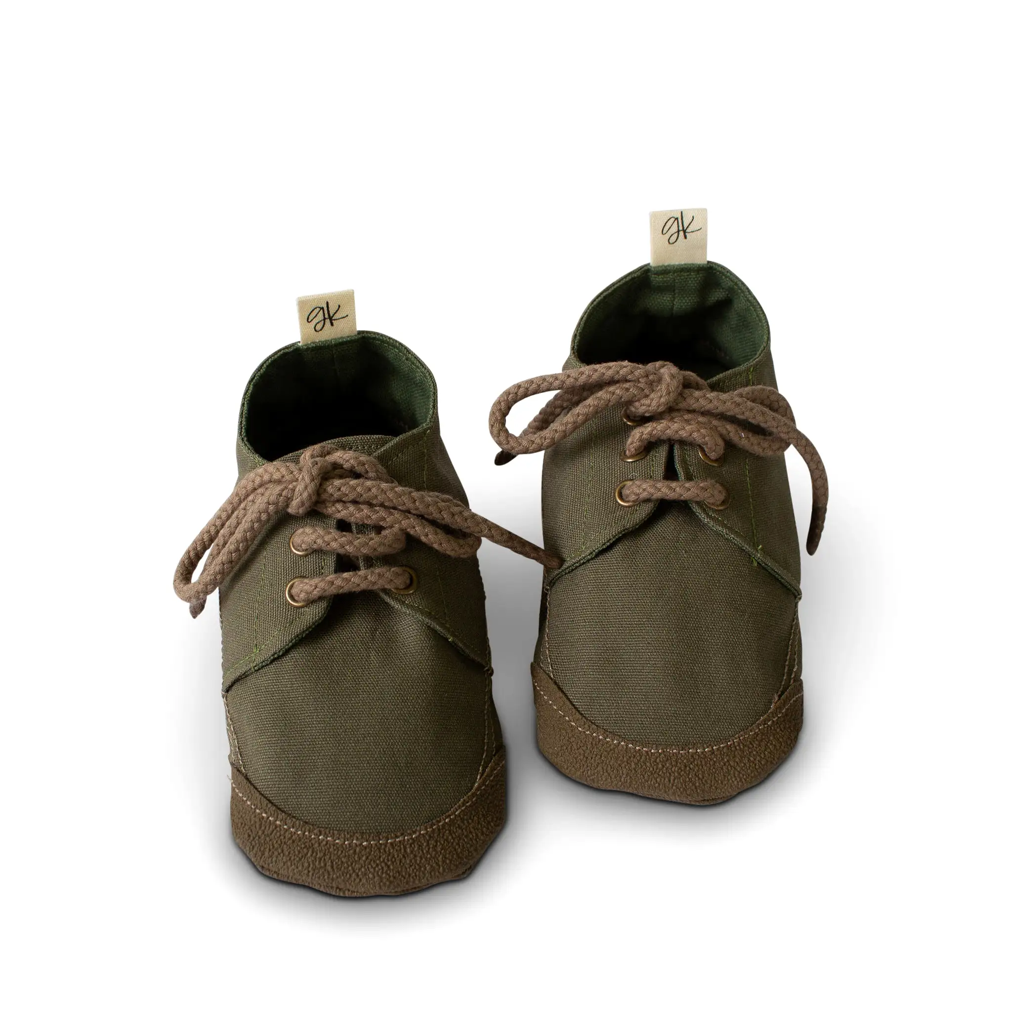 Wanderer Soft Sole Lace up Shoes - Khaki - Sizes - 4 to 9