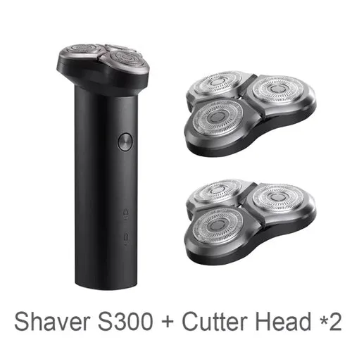 Xiaomi Mijia Electric Shaver S300 Portable Flex Razor 3 Head