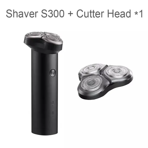 Xiaomi Mijia Electric Shaver S300 Portable Flex Razor 3 Head