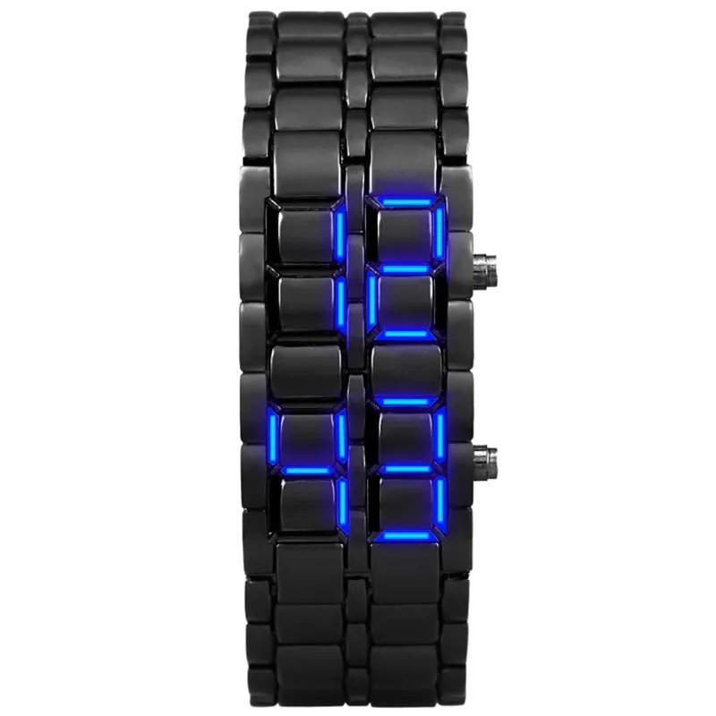 Youth sport watch waterproof electronic second generation binary LED