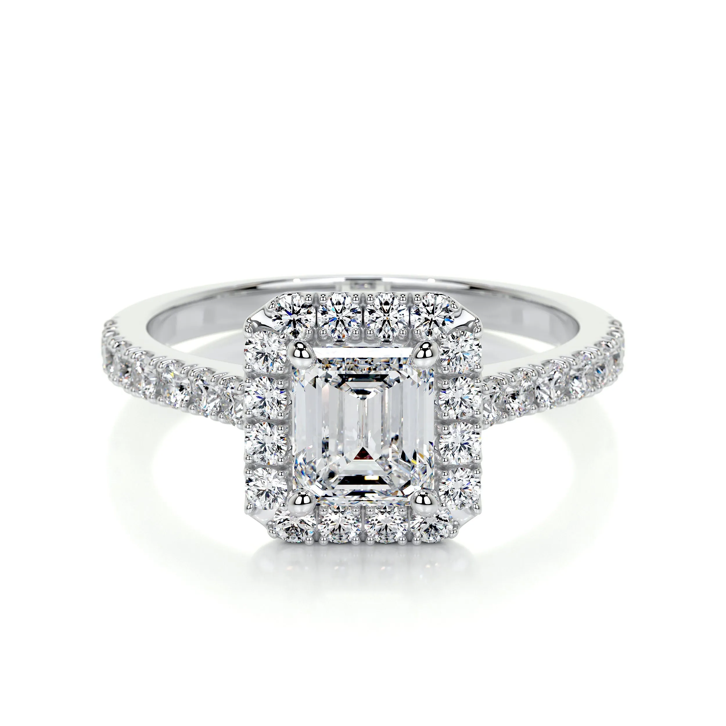 Zoey Lab Grown Diamond Ring -14K White Gold