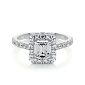 Zoey Lab Grown Diamond Ring -14K White Gold