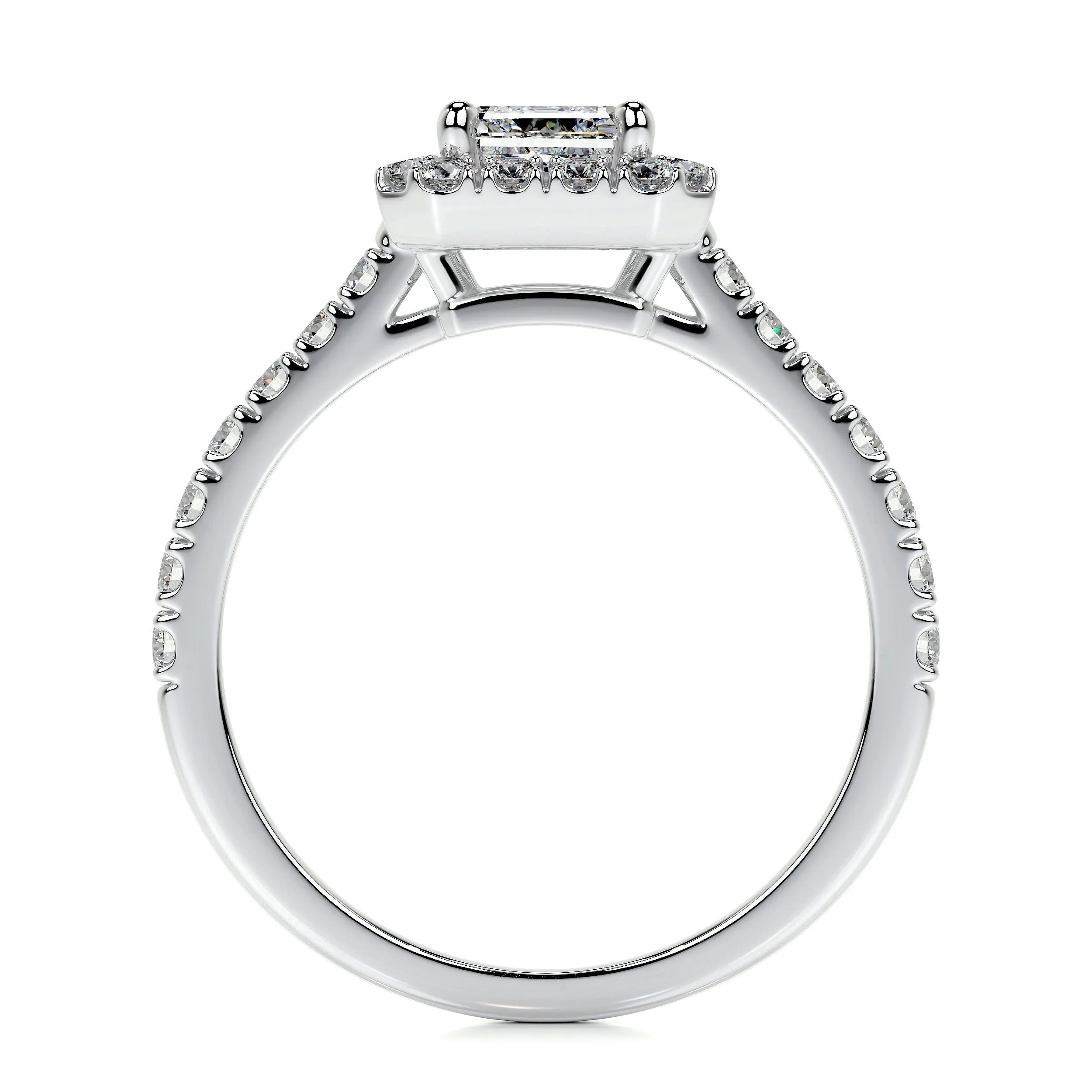 Zoey Lab Grown Diamond Ring -14K White Gold